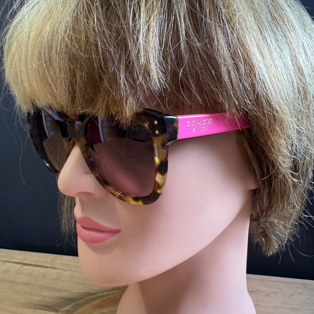 Coach Kasey HC8047 Spotty Tortoise Fuchsia Sunglasses Frames for RX lenses